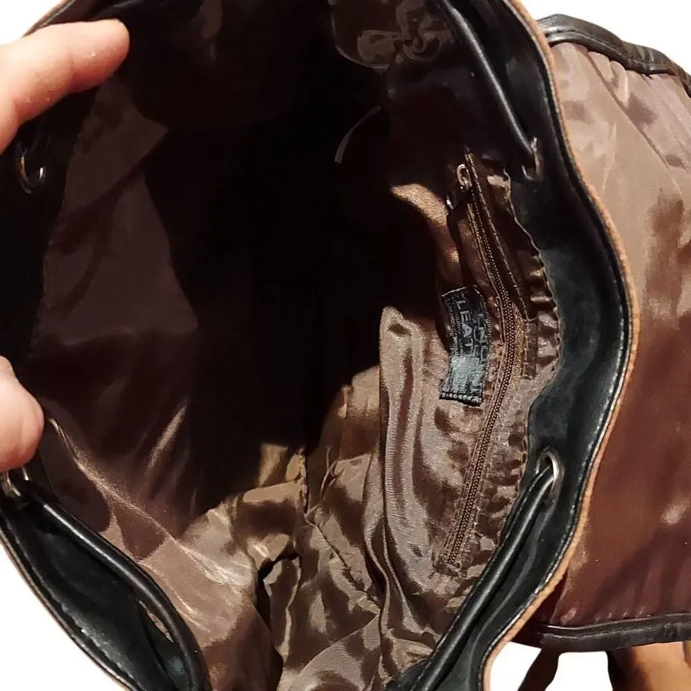Genuine Suede Leather Backpack